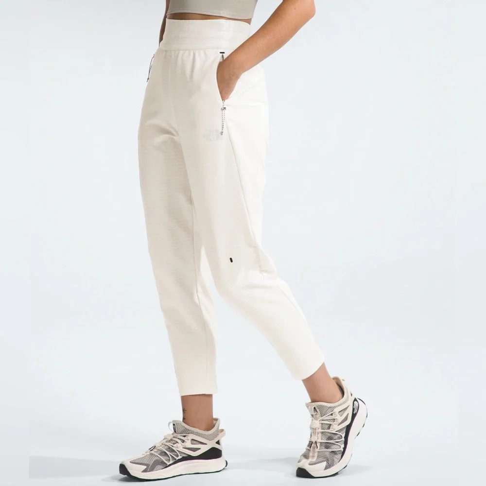 The North Face Women's Tekware™ Grid Fleece Pants White Dune Size Large - Picture 4 of 13